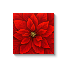 Load image into Gallery viewer, Red Poinsettia Gallery Wrap Canvas

